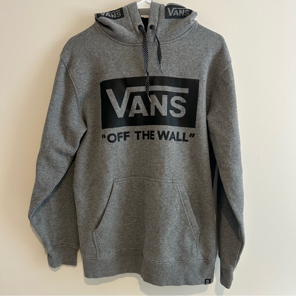 NWOT Vans Gray 'Off The Wall' Hoodie